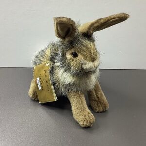 Vintage Hansa portraits of nature plush rabbit